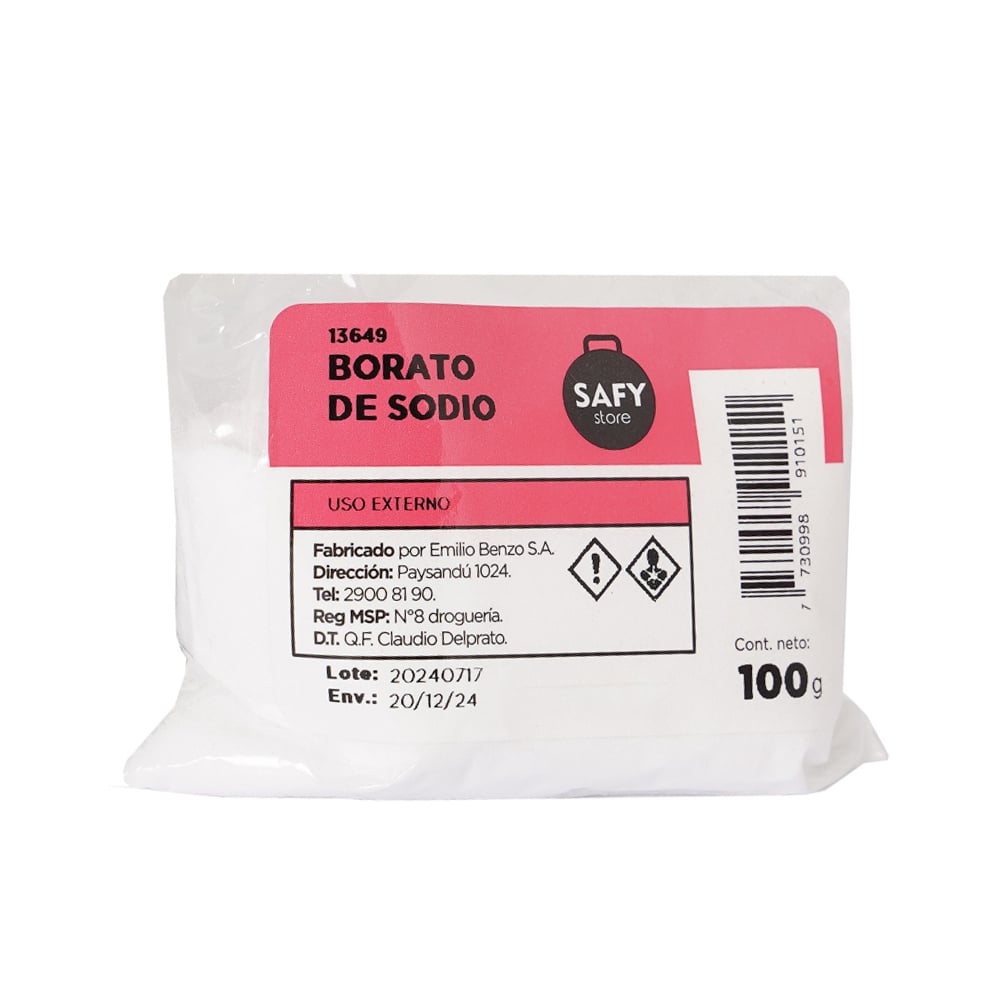 Sodio borato usp 10h2o 100g