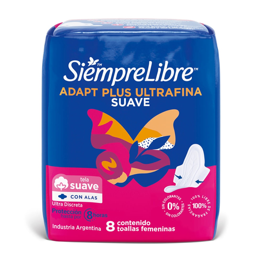 Siempre libre ultrafina 8 unid