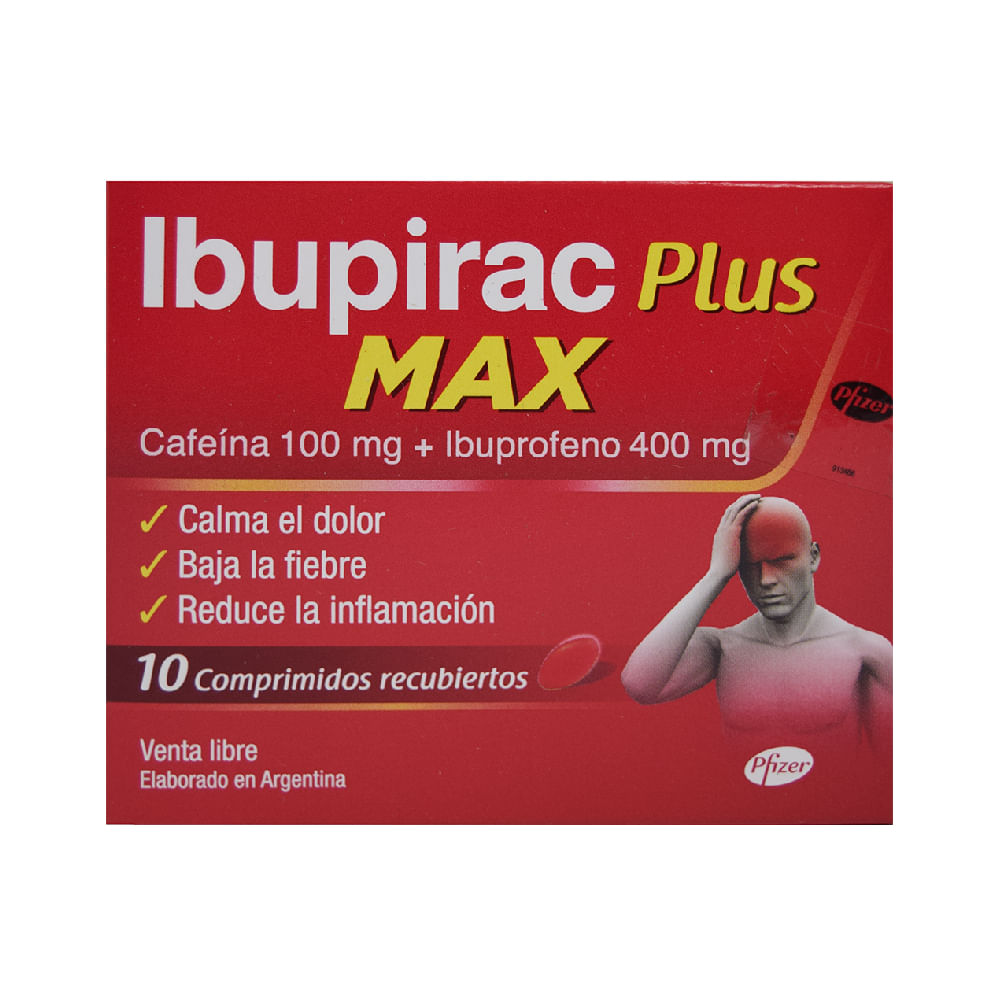 Ibupirac plus 400/100 mg 10 cap blandas