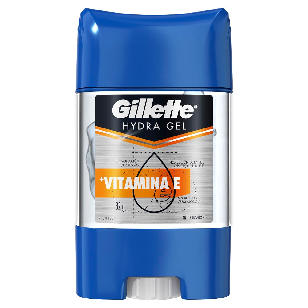Gillette tow desod hydra gel vit e pack
