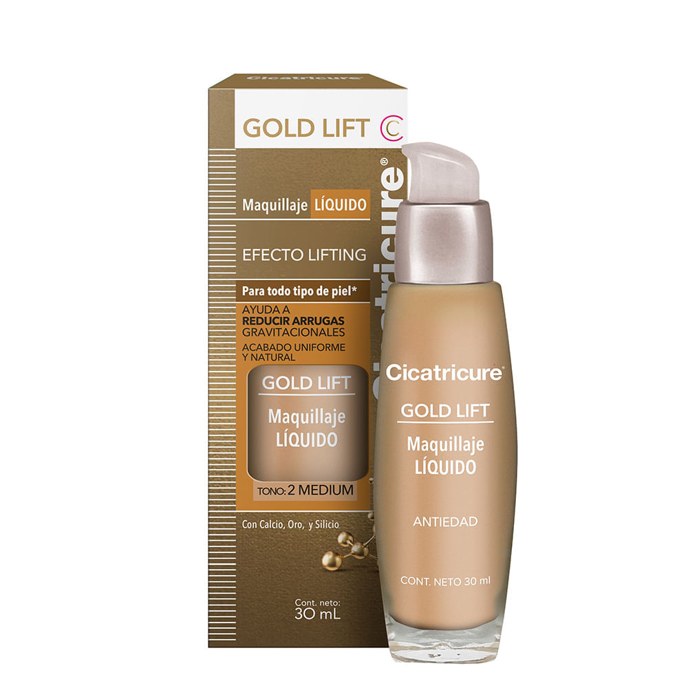 Cicatricure gold maquillaje medium 30 ml