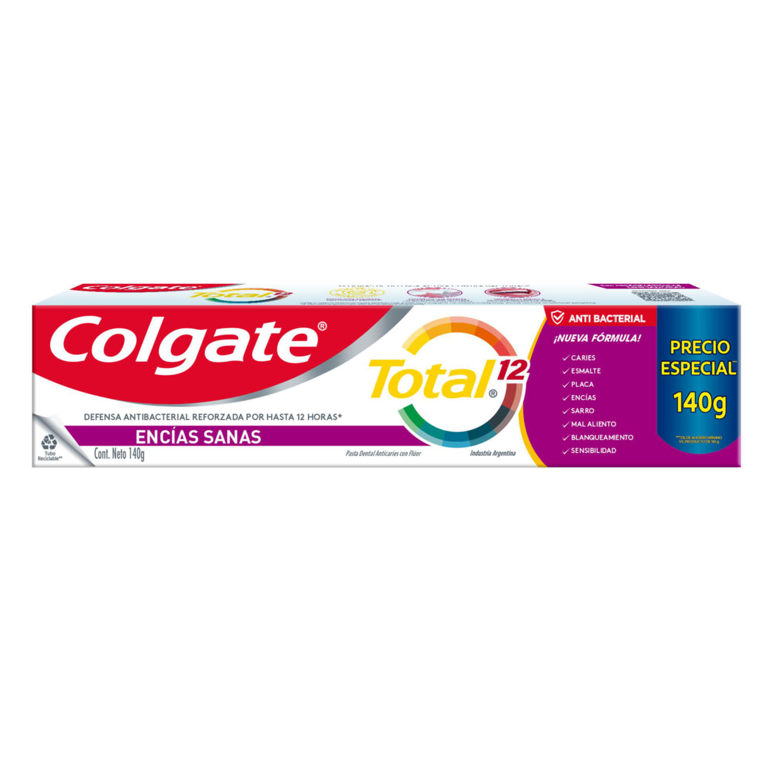 Colgate total encias reforzadas 90 gr