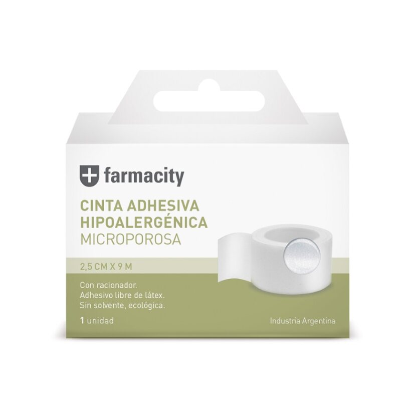 Micropore papel 2.5 cm dispensador