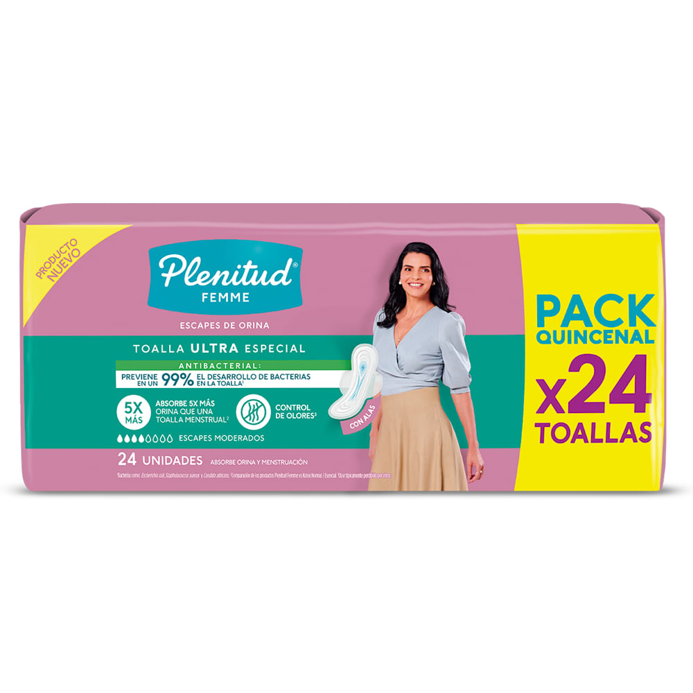 Plenitud femme ult esp 24 unid