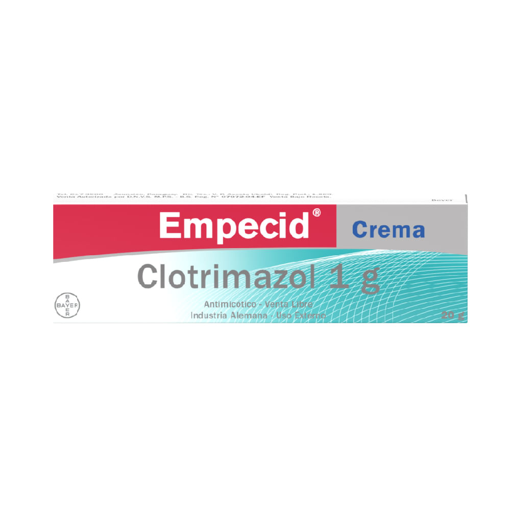 Clotrimazol crema 1% 20 gr