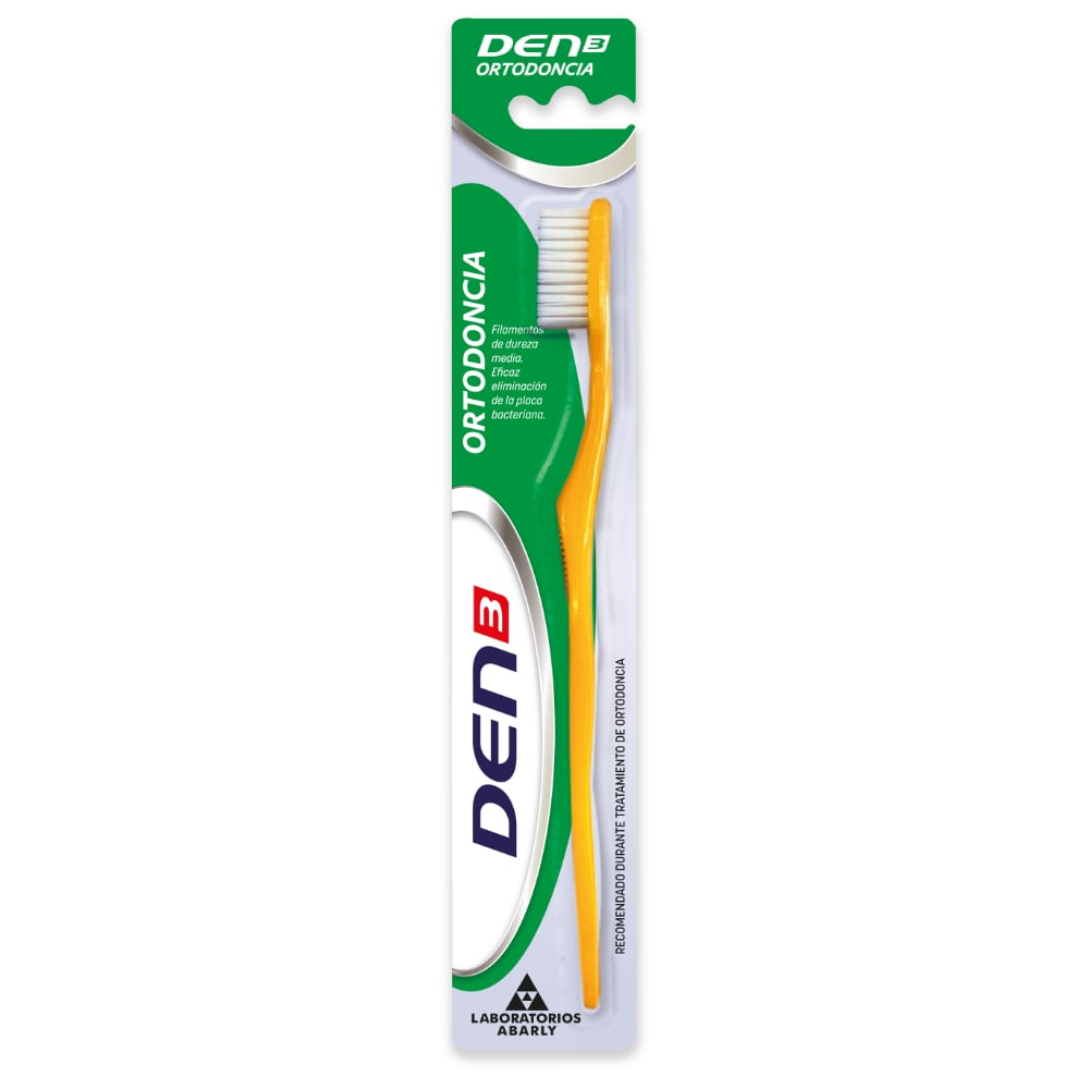Den3 cepillo dental ortodoncia 2 unid