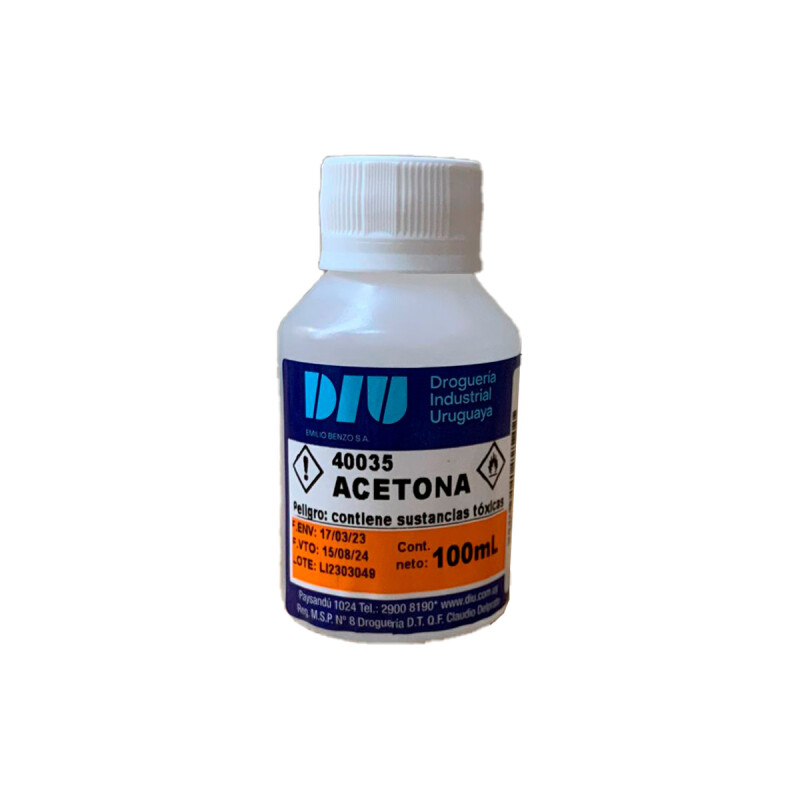 Acetona anhida 1 lt