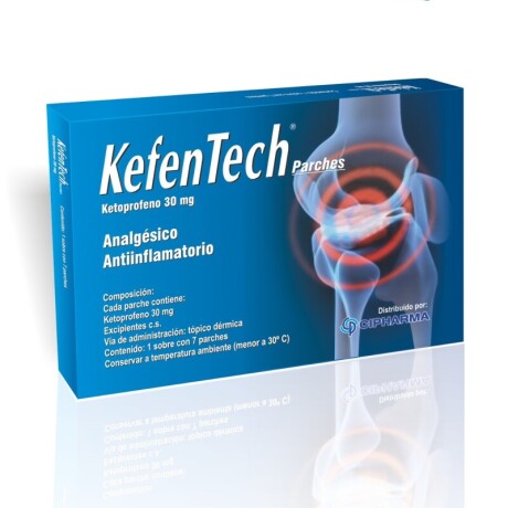 Kefentech 7 parches 1 sobre